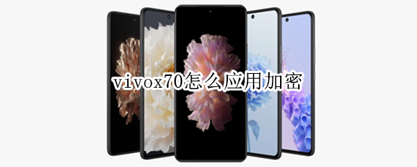 vivox70怎么应用加密