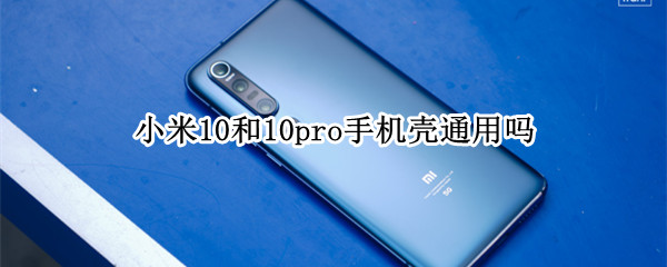 小米10和10pro手机壳通用吗
