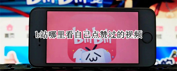 b站哪里看自己点赞过的视频