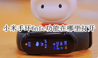 小米手环6nfc怎么连接米家 小米手环6nfc功能在哪里打开
