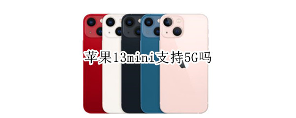 苹果13mini支持5G吗