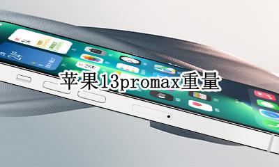 苹果13重量 苹果13promax重量