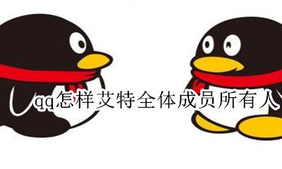 怎样在qq里艾特全体成员 qq怎样艾特全体成员所有人