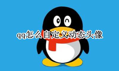 qq怎么自定义动态头像 qq头像怎么自定义设置动态图片