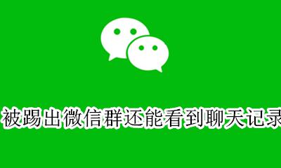 被踢出微信群还能看到聊天记录吗 微信把人踢出群还能看消息记录吗
