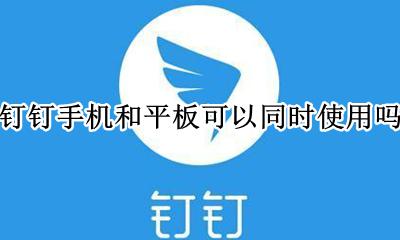 钉钉手机和平板可以同时使用吗 钉钉平板和手机可以一起登录吗