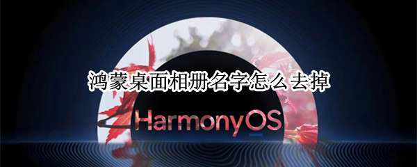 鸿蒙桌面相册名字怎么去掉
