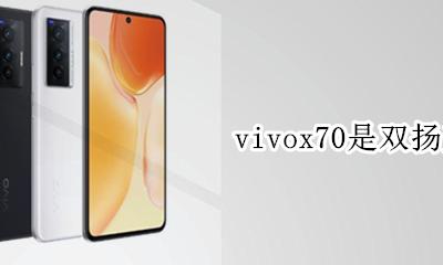 vivox70是双扬声器吗 vivox70有没有双扬声器