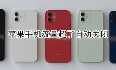 苹果手机流量超了自动关闭 苹果手机数据流量关闭后为什么自动打开