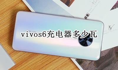 vivos6充电器多少瓦 vivos6充电器是什么型号