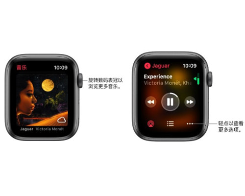 iwatch如何单独放音乐