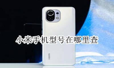 小米手机型号在哪里查 小米手机是什么型号在手机怎么查