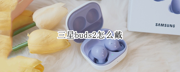 三星buds2怎么戴