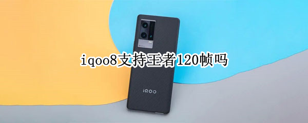 iqoo8支持王者120帧吗
