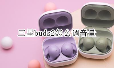 三星buds声音小 三星buds2怎么调音量