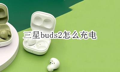 三星buds2怎么充电 三星耳机buds充电使用说明