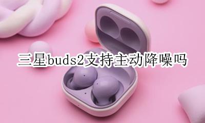 三星buds+有主动降噪吗 三星buds2支持主动降噪吗