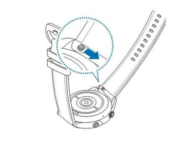 三星watch4怎么换表带