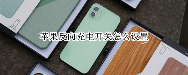 苹果反向充电开关怎么设置