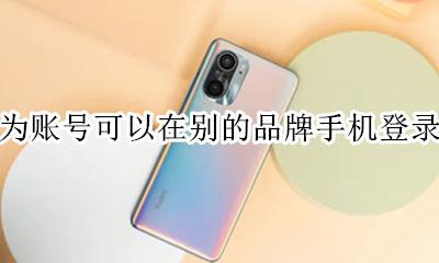 其他手机可以登录华为账号吗 华为账号可以在别的品牌手机登录吗