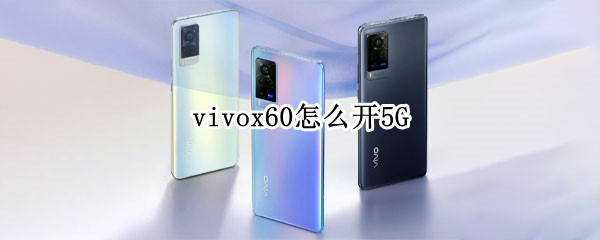 vivox60怎么开5G