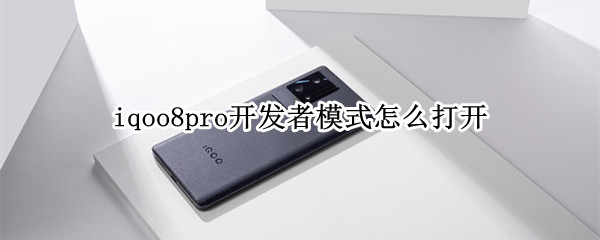iqoo8pro开发者模式怎么打开