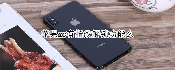 苹果xr有指纹解锁功能么