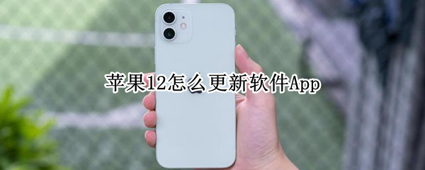 苹果12怎么更新软件App