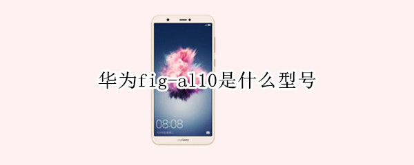 华为fig-al10是什么型号