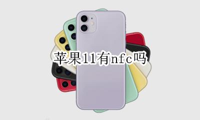 苹果11有nfc吗 苹果11可以使用nfc吗