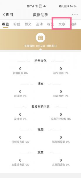 微博阅读量怎么查看