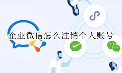 企业微信怎么注销个人账号 企业微信如何注销个人账号