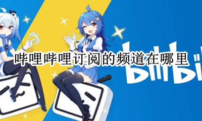 哔哩哔哩专栏在哪 哔哩哔哩订阅的频道在哪里
