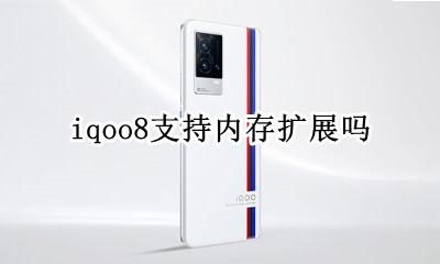iqoo8支持内存扩展吗 iqoo8可以扩展内存吗