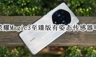 荣耀magic3参数 荣耀Magic3至臻版有姿态传感器吗
