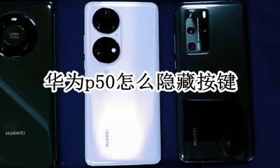 华为p50怎么隐藏按键 华为p50隐藏按键怎么打开