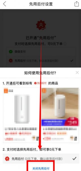 拼多多怎样取消先用后付款
