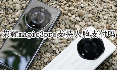 荣耀magic3怎么设置人脸支付 荣耀magic3pro支持人脸支付吗