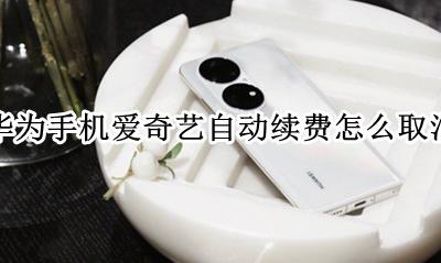 华为手机爱奇艺自动续费怎么取消 华为手机取消爱奇艺自动续费怎么取消