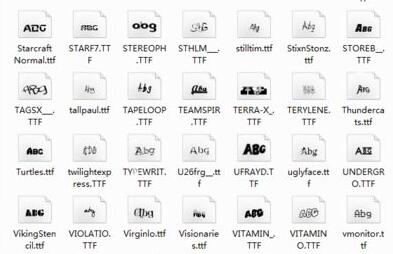 把字体导入ps方法
