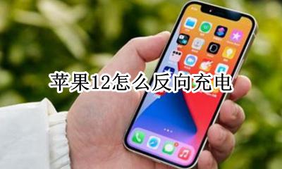 苹果12怎么反向充电 苹果12支持反向充电