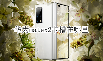 华为mate2的卡槽在哪 华为matex2卡槽在哪里