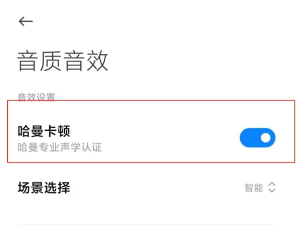 小米10s音效怎么设置