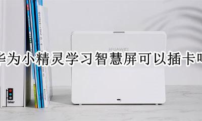华为小精灵学习智慧屏可以插卡吗 华为小精灵学习智慧屏能插卡吗
