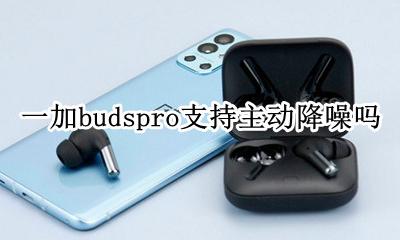 一加buds怎么开降噪 一加budspro支持主动降噪吗