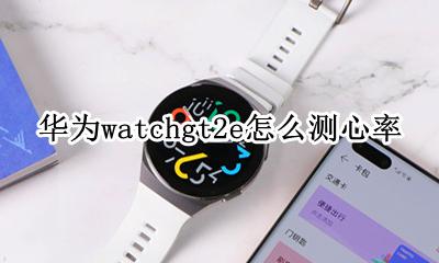 华为watchgt2怎么测血压 华为watchgt2e怎么测心率