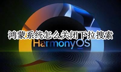 鸿蒙系统下拉搜索可以关闭吗 怎么关闭下拉搜索