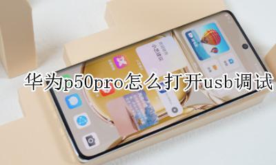 华为p50打开usb调试 华为p50pro怎么打开usb调试