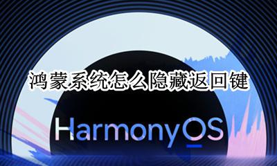 鸿蒙系统怎么隐藏返回键 怎么隐藏按键