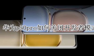 华为p50怎样关闭开发者模式 华为p50pro如何关闭开发者模式